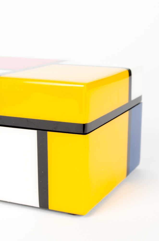 Mondrian Inspired Acrylic Box