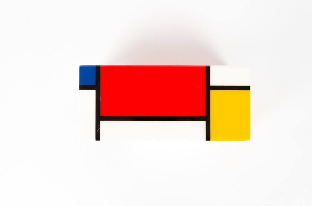Mondrian Inspired Acrylic Box
