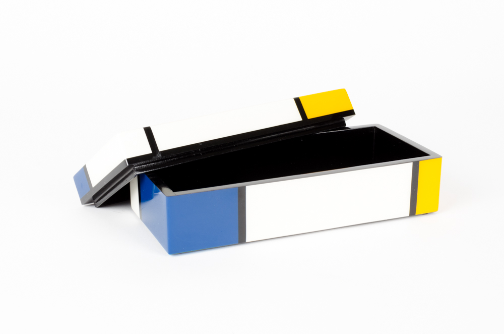 Mondrian Inspired Acrylic Box