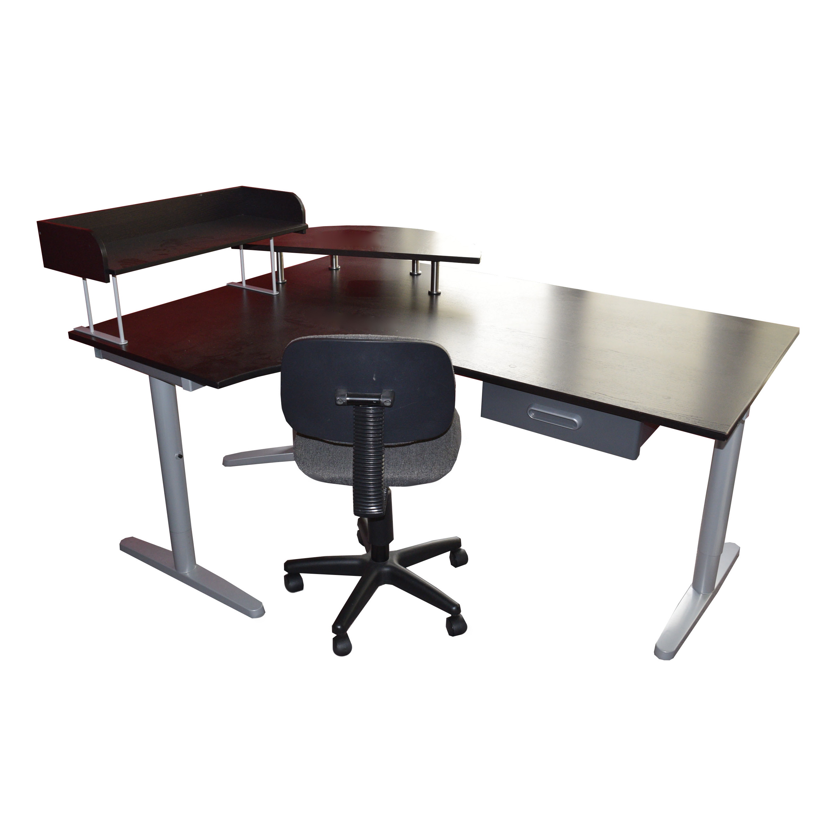 Contemporary Corner Desk and Chair