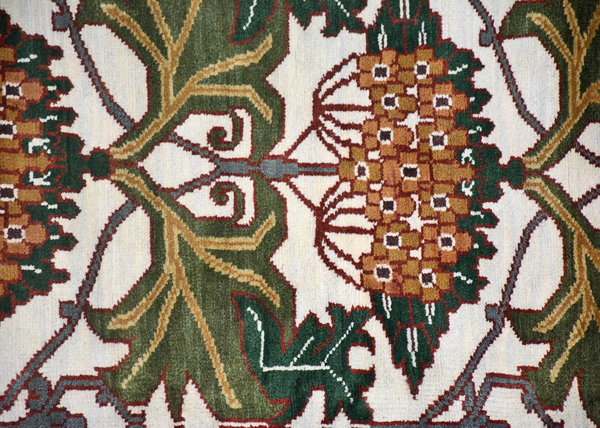 Signed Large Handmade Contemporary Indian Rug