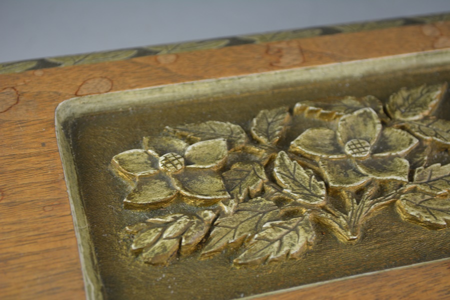 Antique Beautifully Carved Mahogany Dresser Box