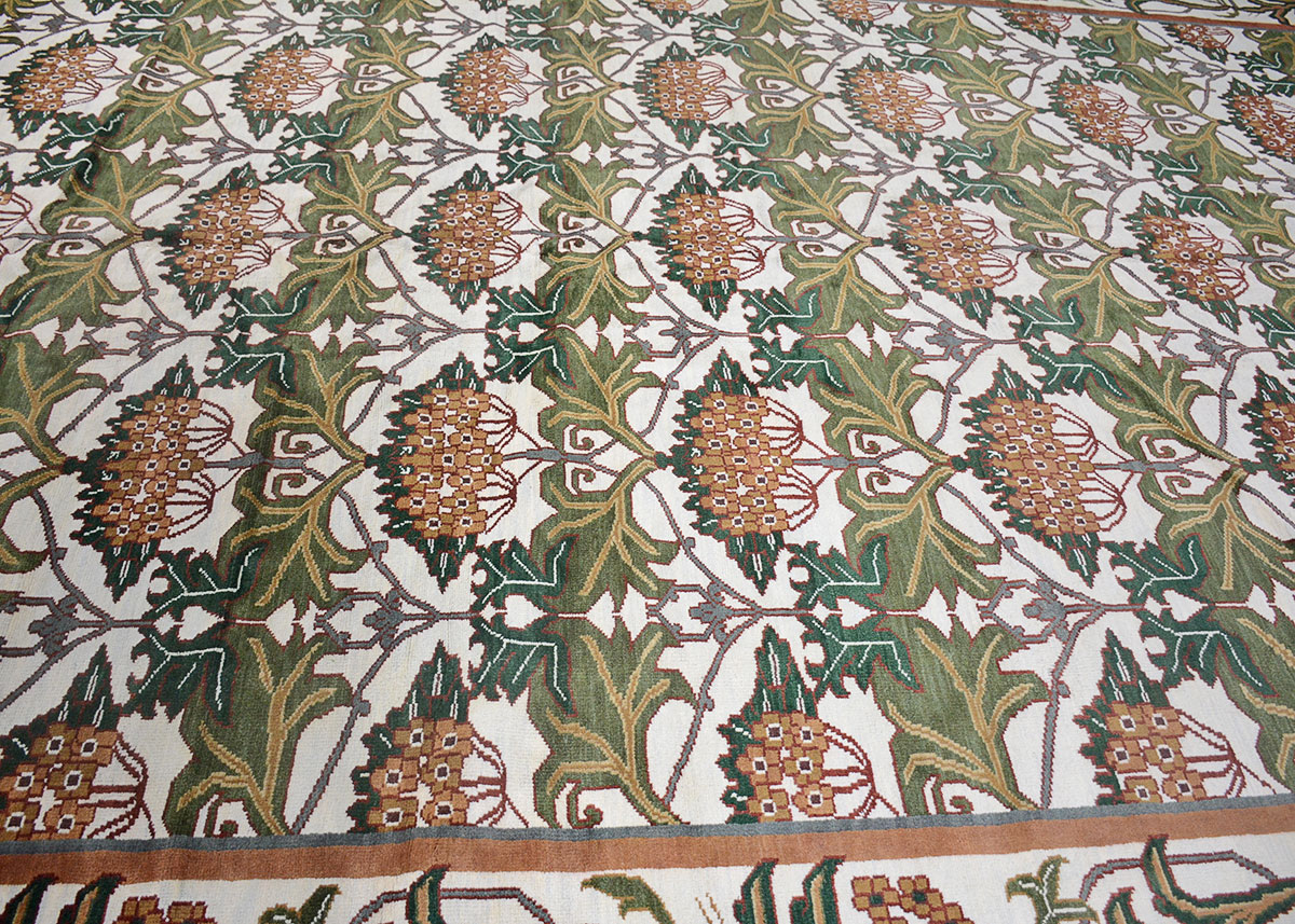 Signed Large Handmade Contemporary Indian Rug