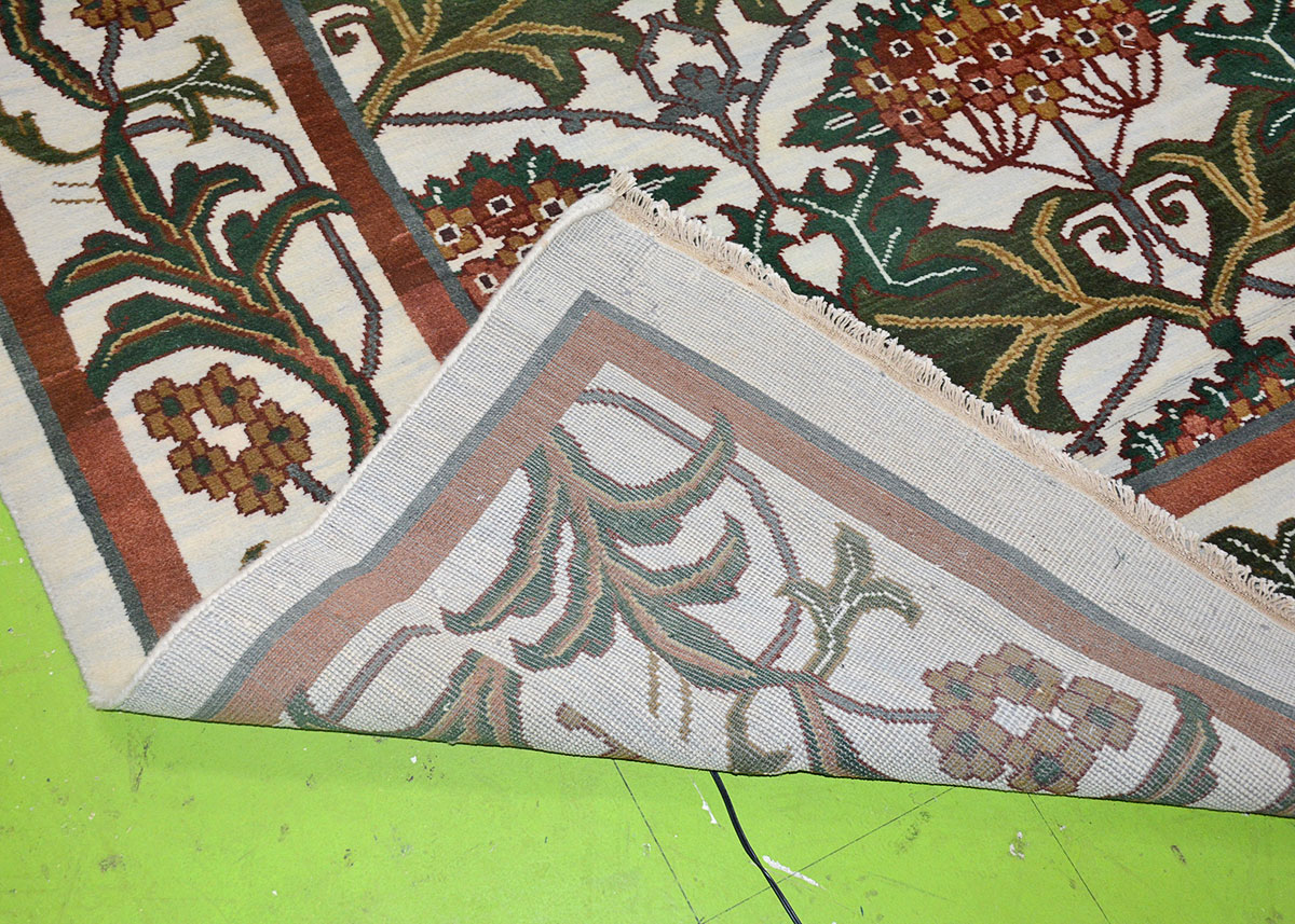 Signed Large Handmade Contemporary Indian Rug