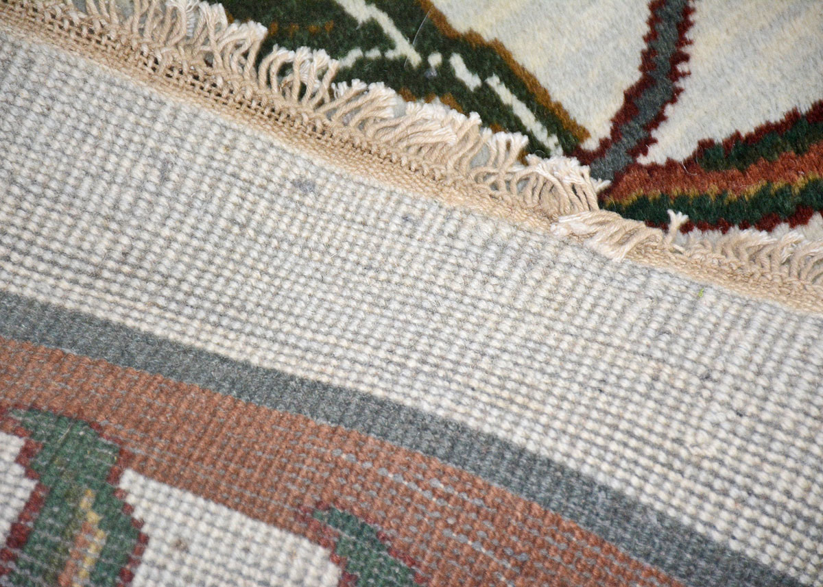 Signed Large Handmade Contemporary Indian Rug