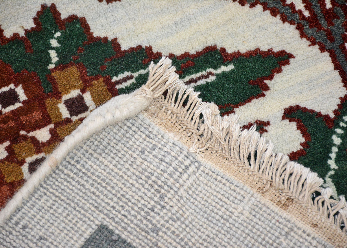 Signed Large Handmade Contemporary Indian Rug