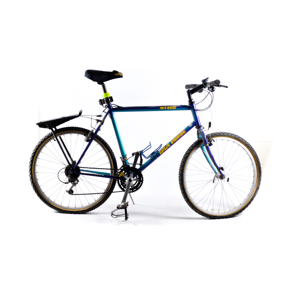 Iron Horse MT400 Bike with Rhode Gear Trailtail Trailer Bike