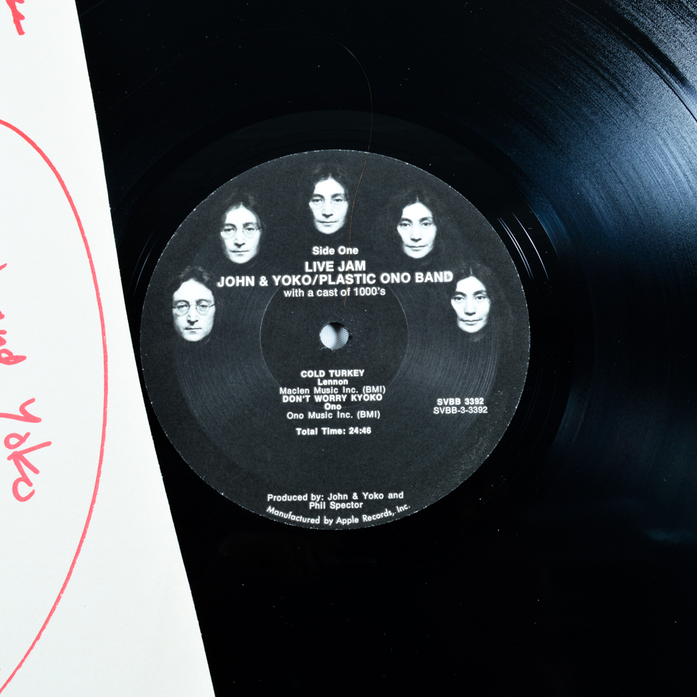 John Lennon Feat. Yoko Ono Vinyl Albums with "A Twist of Lennon" Paperback