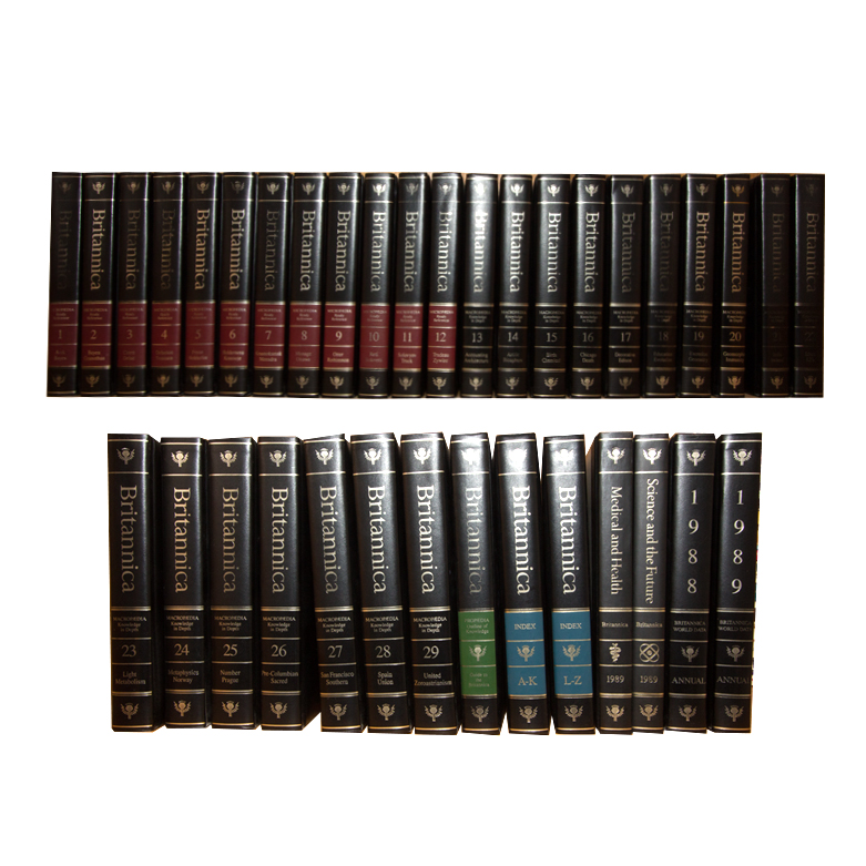 Encyclopedia Britannica 15th Edition Complete Book Set and Additional Volumes