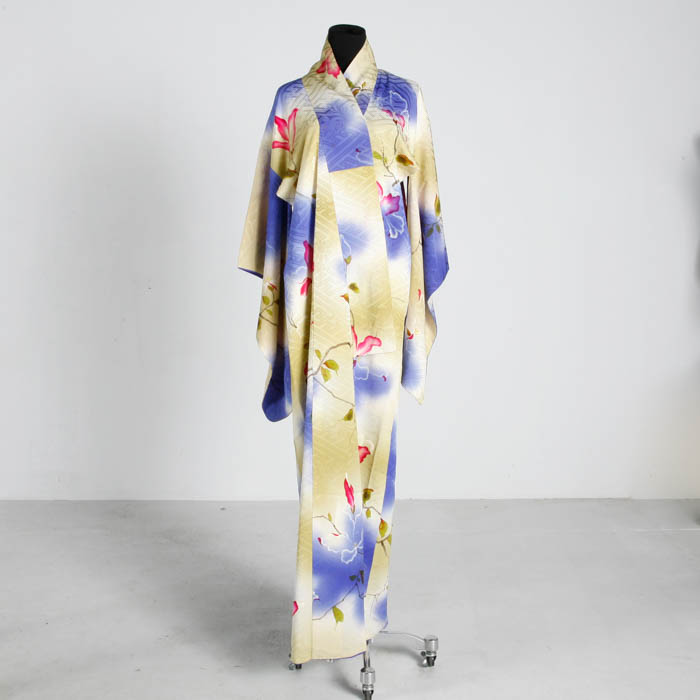 Vintage Silk Hand Stitched Kimono