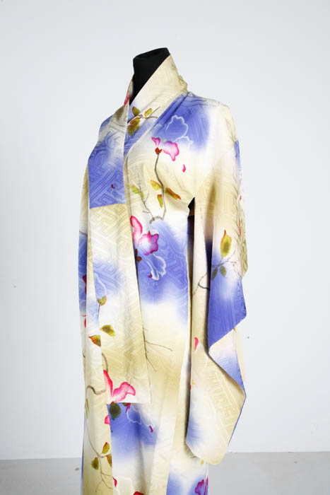 Vintage Silk Hand Stitched Kimono