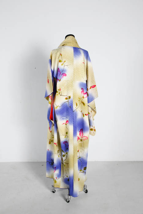 Vintage Silk Hand Stitched Kimono