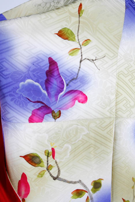 Vintage Silk Hand Stitched Kimono