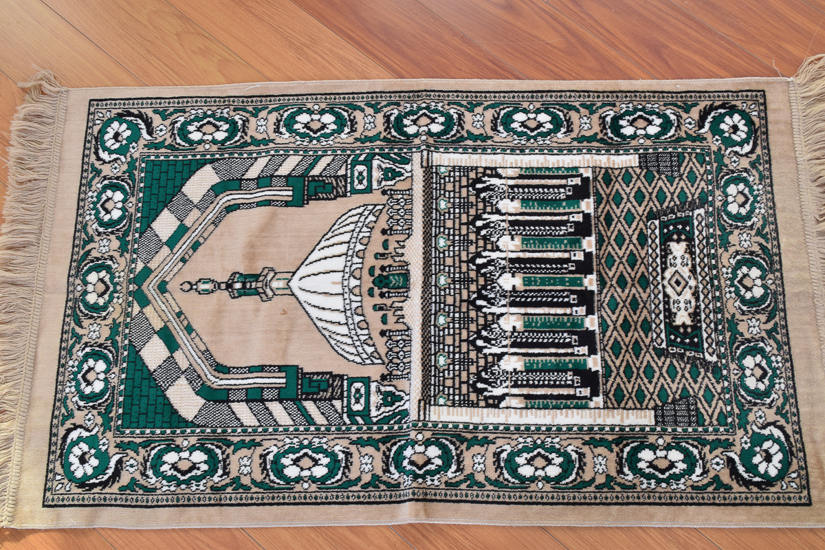 Pair of Hand Woven Afghan Prayer Rugs