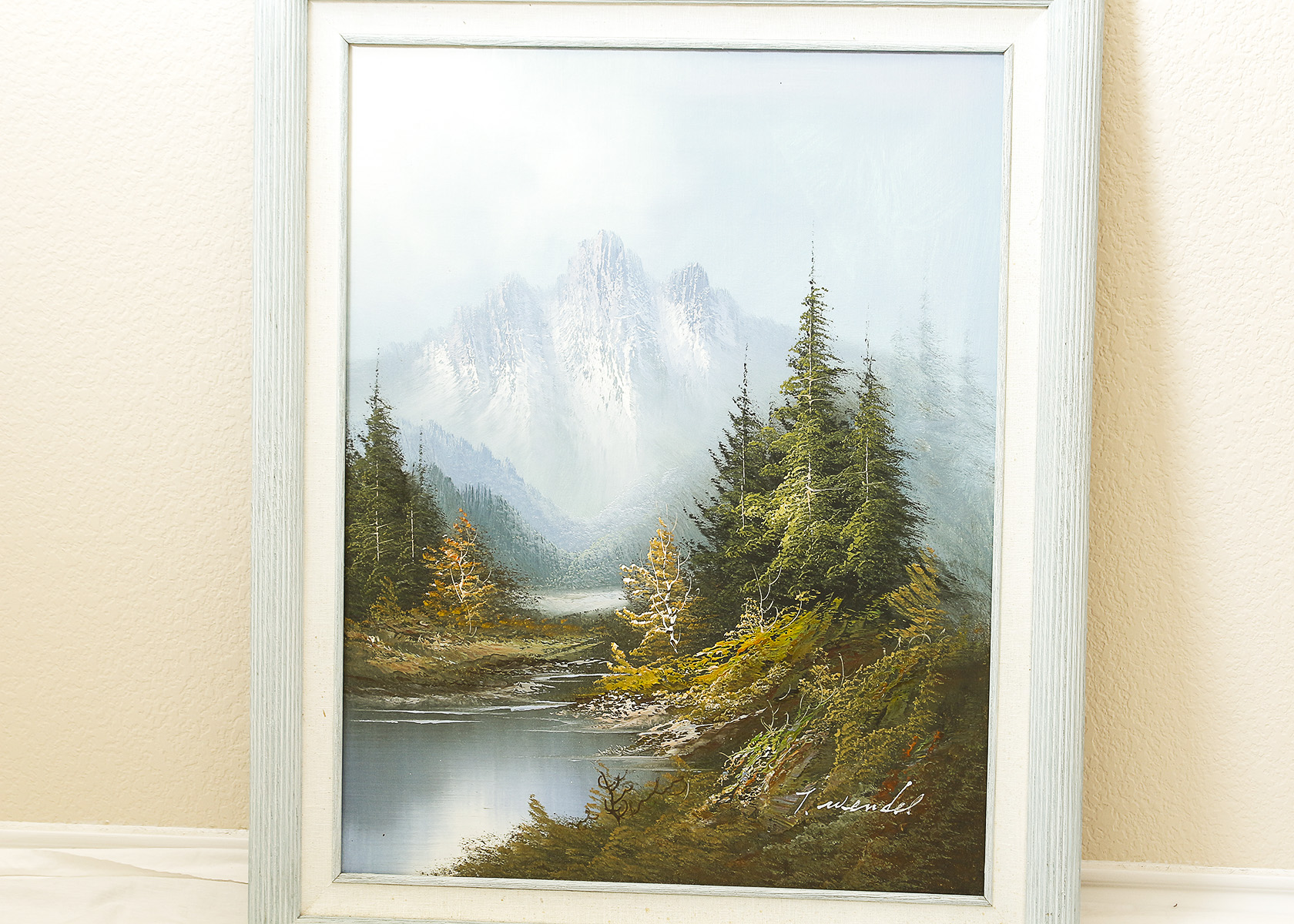 Signed T. Wendel Painting