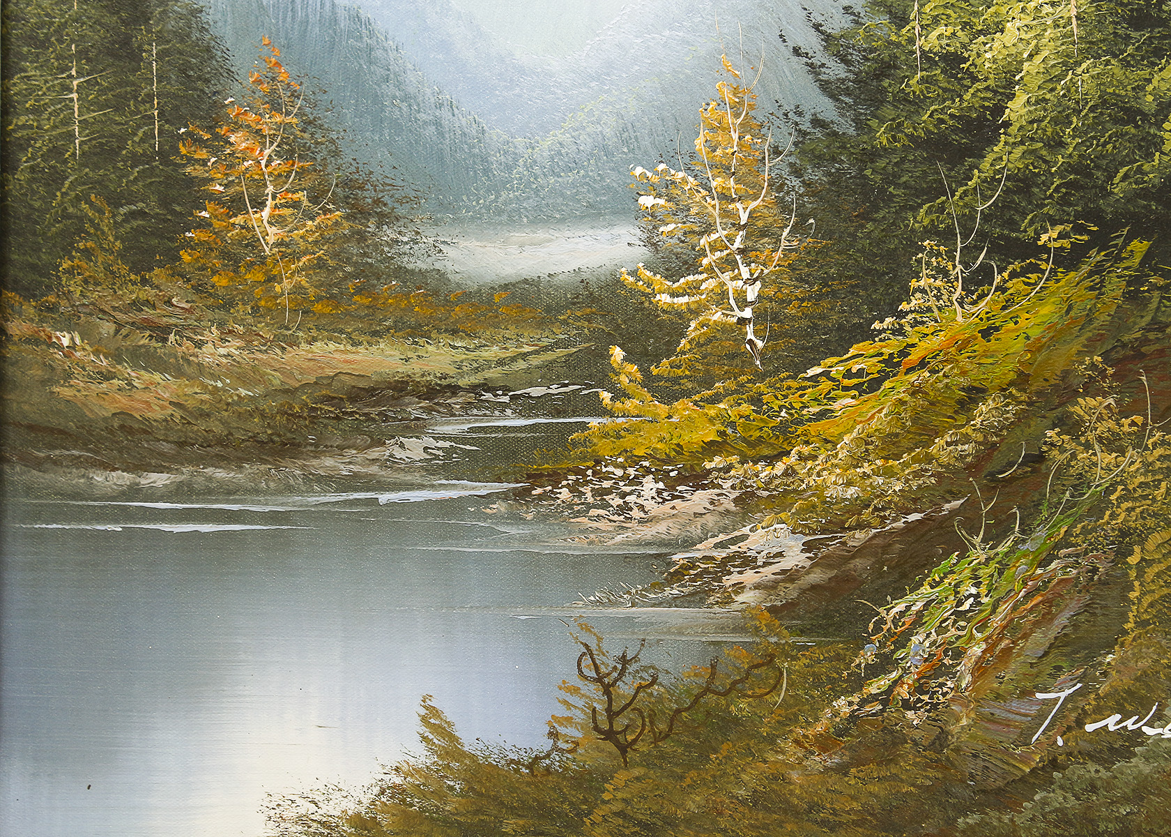 Signed T. Wendel Painting