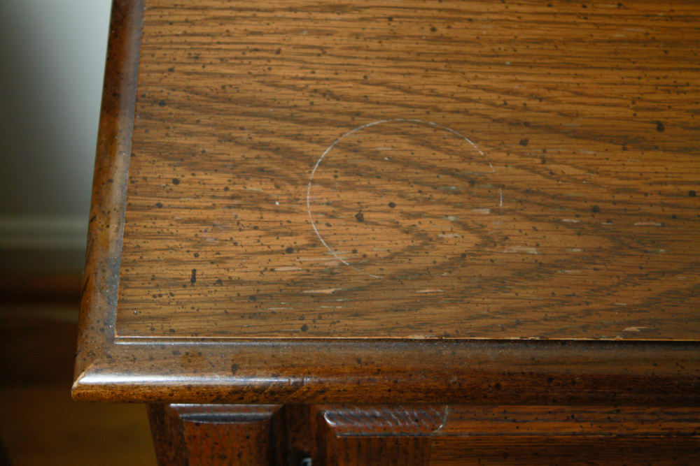 Vintage Oak American Drew Nightstand