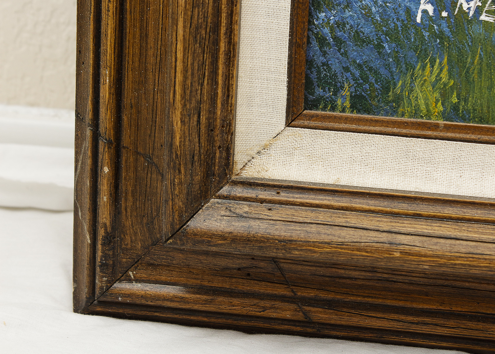 Signed Bluebonnet Painting by K. Meal