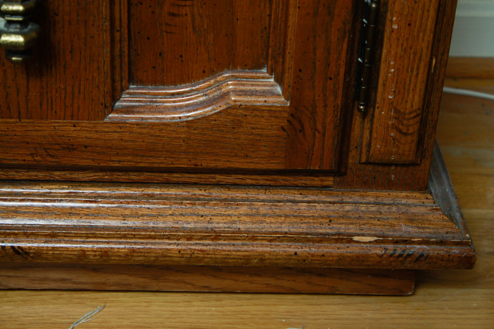 Vintage Oak American Drew Nightstand