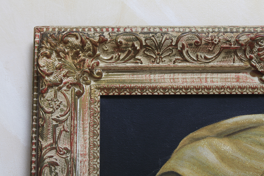 Portrait of a Young Woman With a Winged Bonnet Reproduction Oil After Rogier van der Weyden