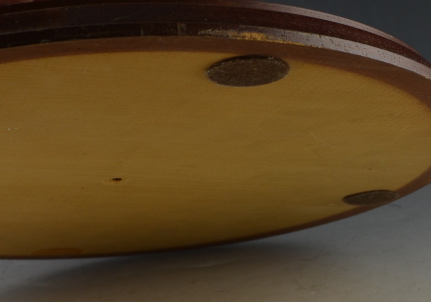 Cloth Traveler Figurine Under A Glass Cloche