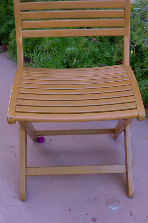 Set of Les Jardins Teak Patio Chairs