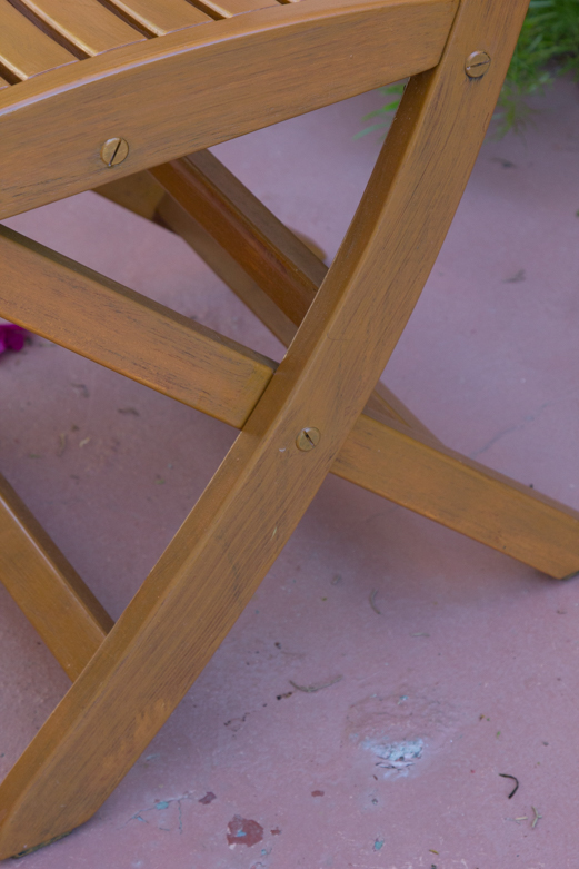 Set of Les Jardins Teak Patio Chairs