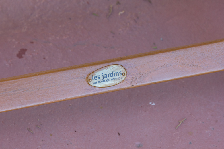 Set of Les Jardins Teak Patio Chairs