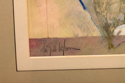 Original Mixed-Media Drawing by Artist W. Scott Wilson