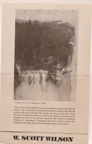 Original Mixed-Media Drawing by Artist W. Scott Wilson