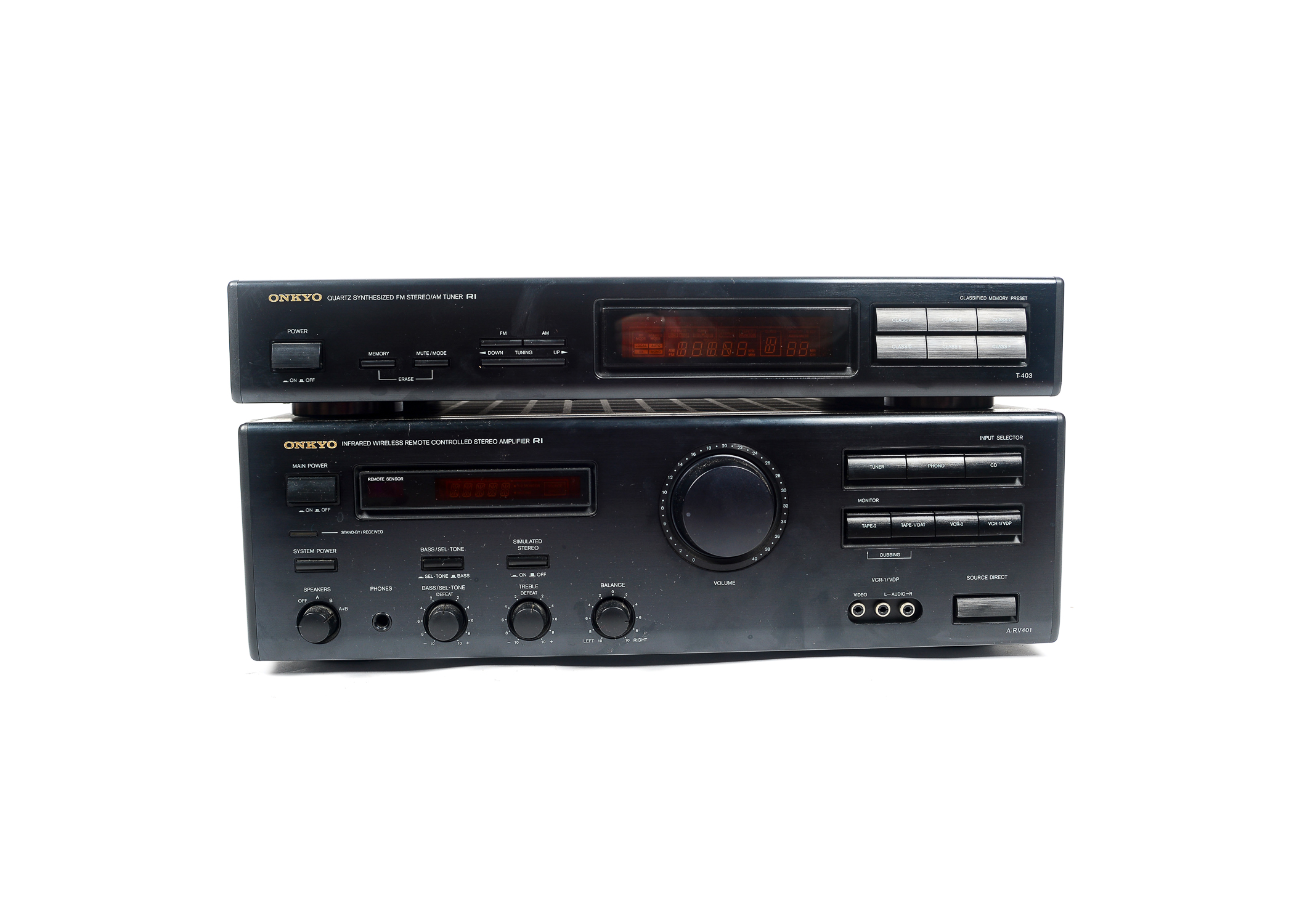Onkyo Stereo Amplifier and AM/FM Tuner