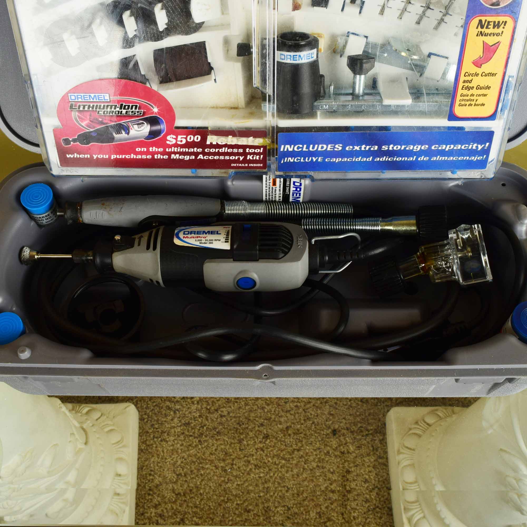 Dremel MultiPro Rotary Tool and Mega Accessory Kit