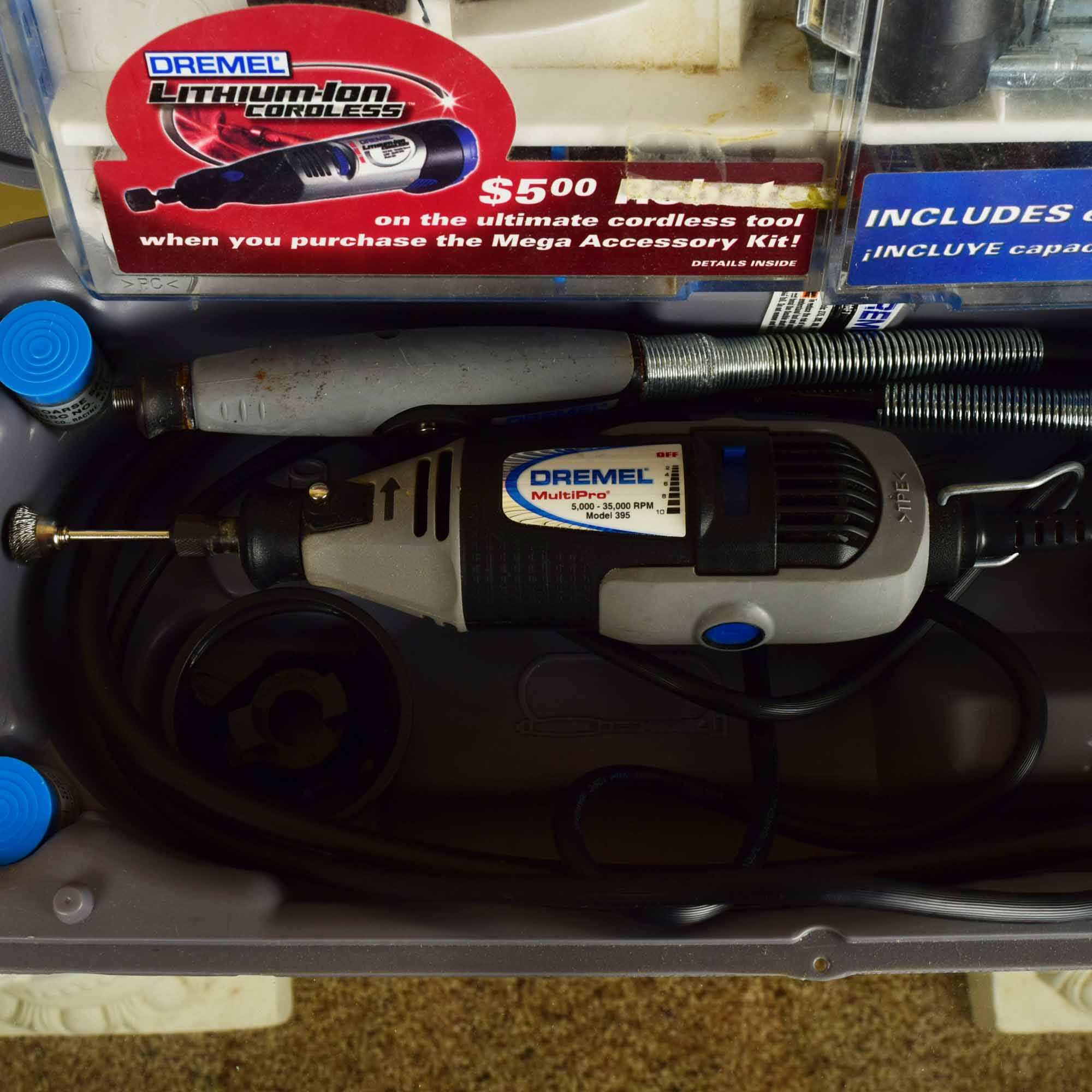 Dremel MultiPro Rotary Tool and Mega Accessory Kit