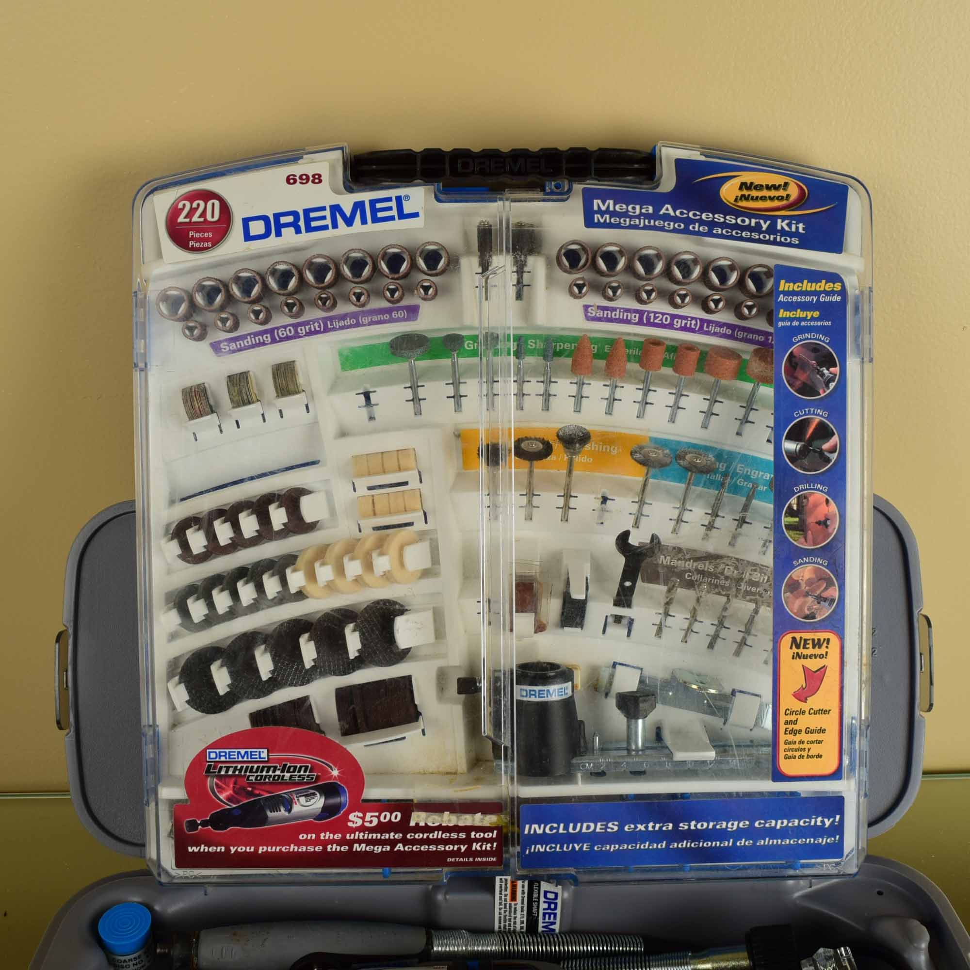 Dremel MultiPro Rotary Tool and Mega Accessory Kit