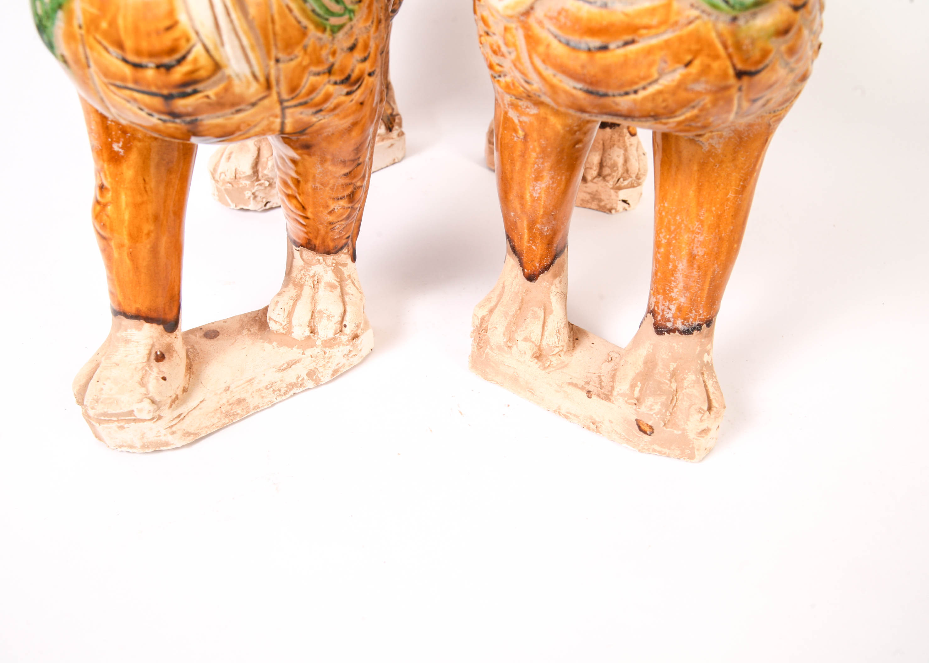 Sancai-Glazed Foo Guardians