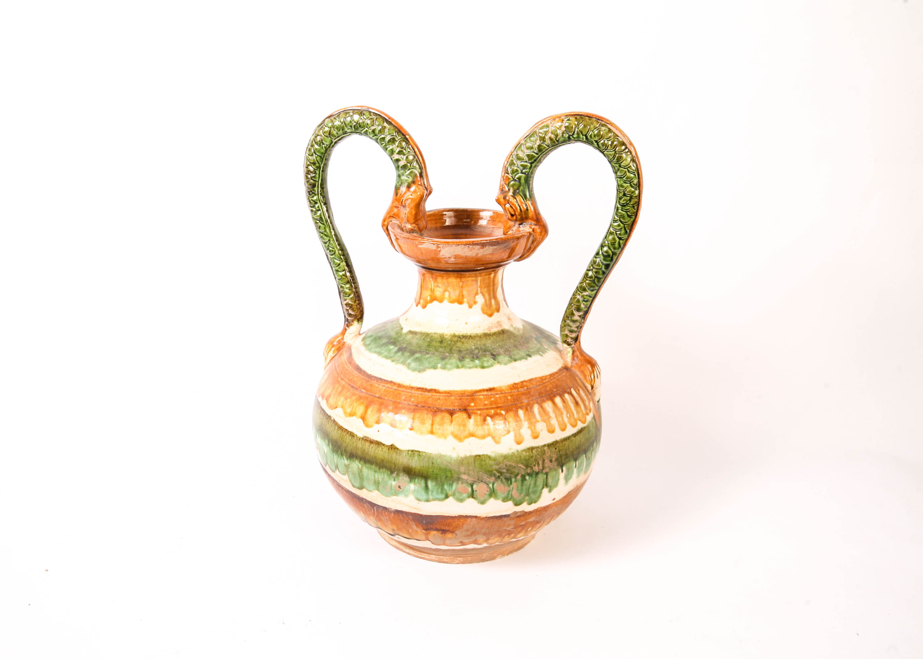 Vintage Sancai Bird and Pot