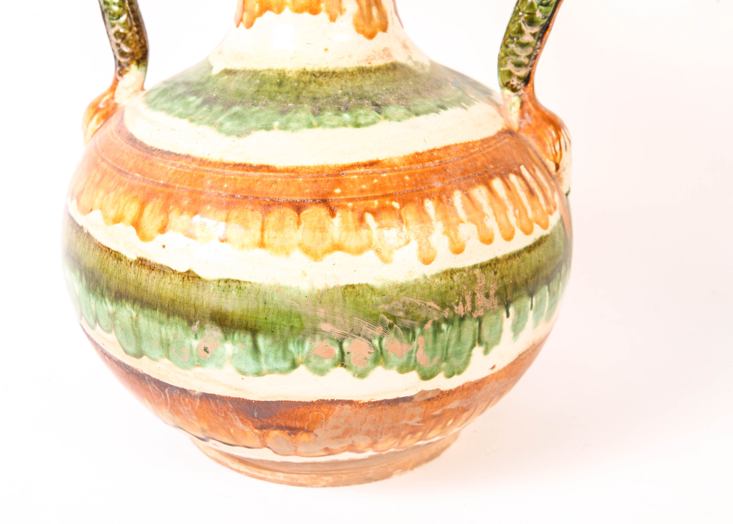 Vintage Sancai Bird and Pot