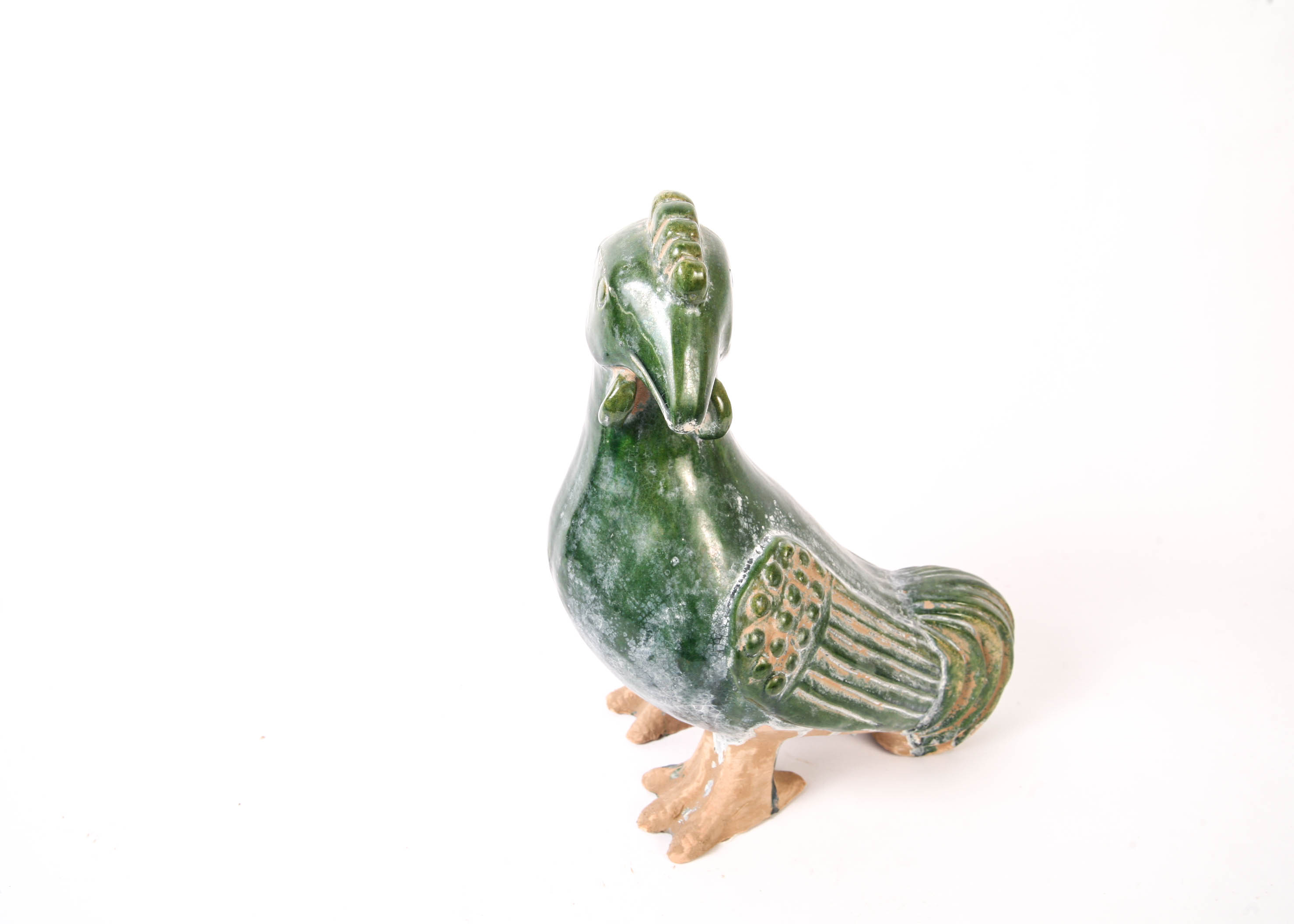 Vintage Sancai Bird and Pot
