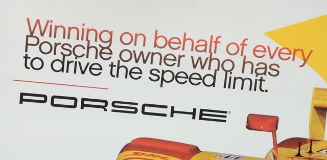 Porsche RS Spyder Poster
