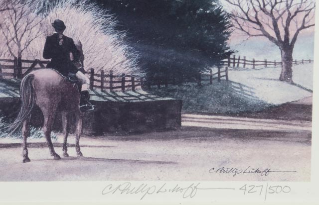 C. Phillip Wikoff Signed Limited Edition Offset Lithograph