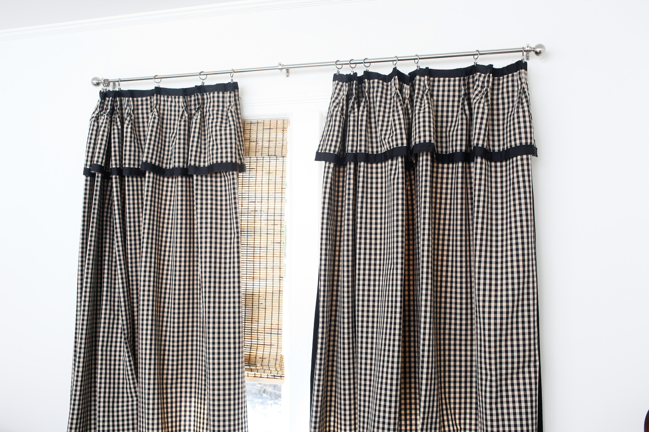 Four Panels of Ballard Designs Curtains