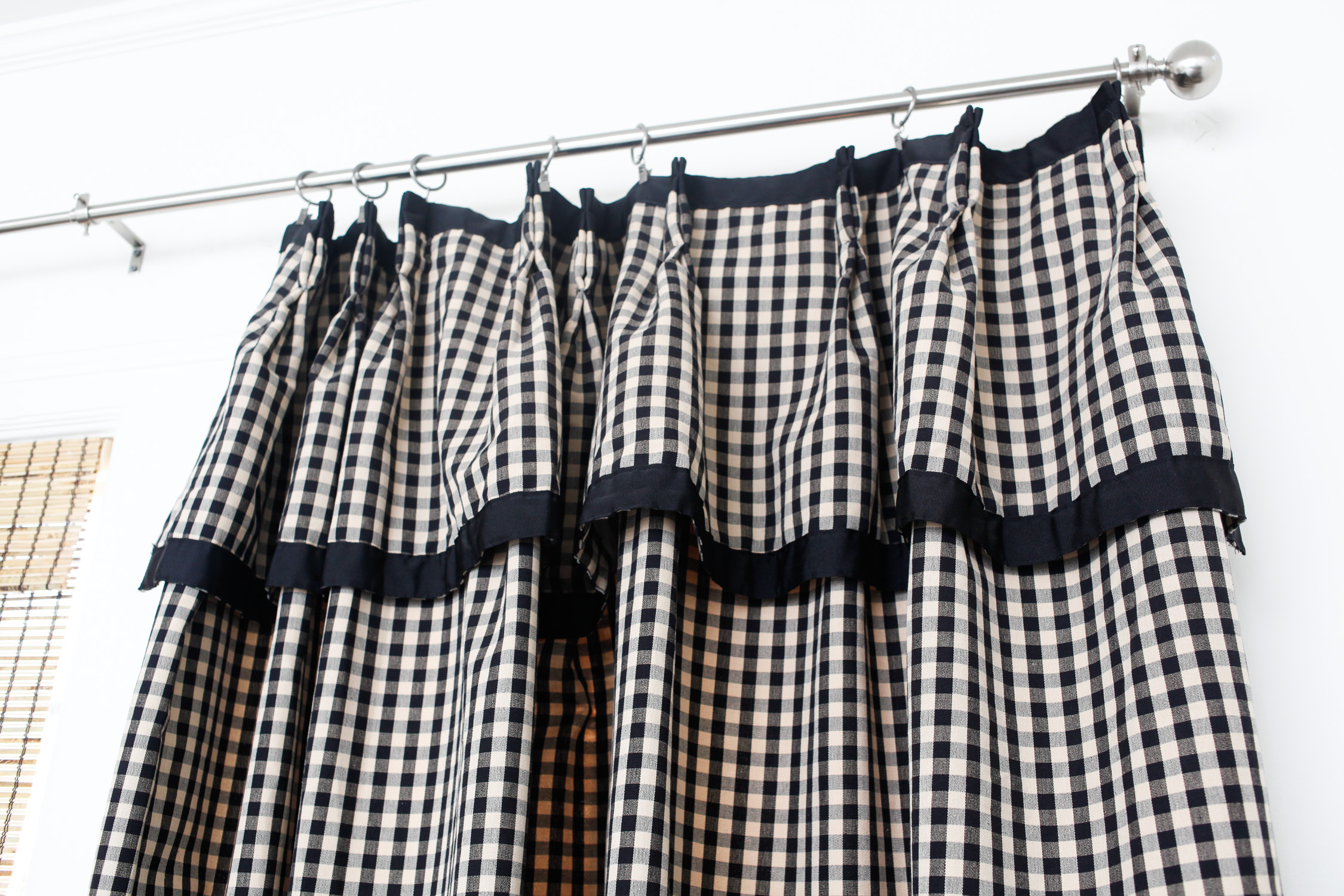 Four Panels of Ballard Designs Curtains