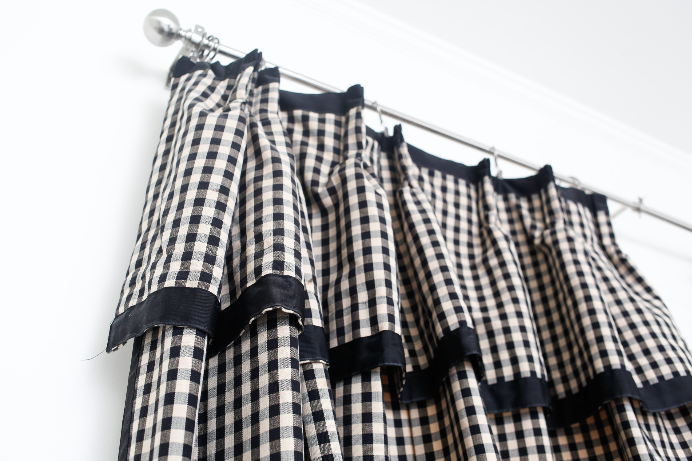 Four Panels of Ballard Designs Curtains