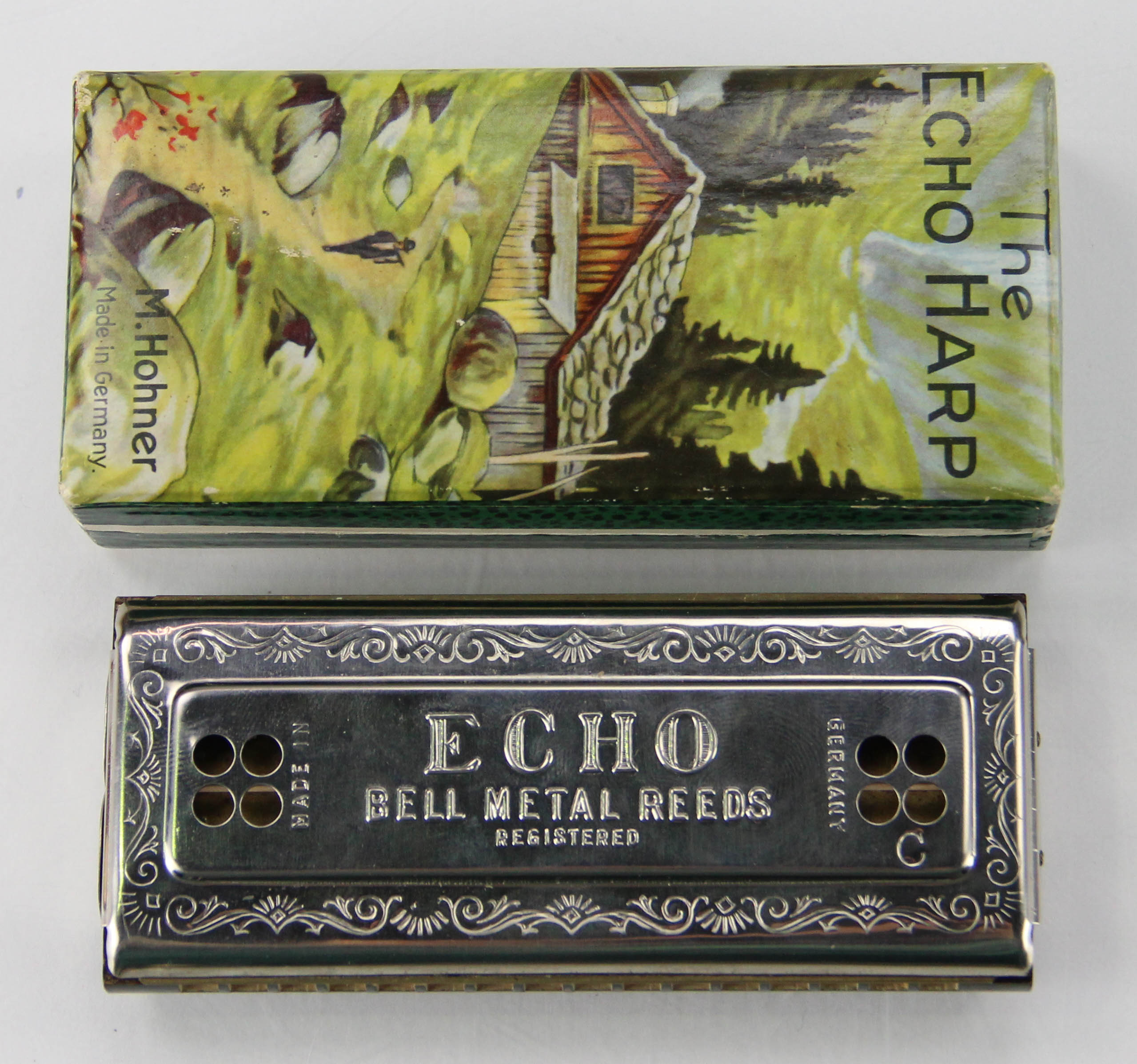 Hohner Harmonicas and Folding Opera Glasses with Compass