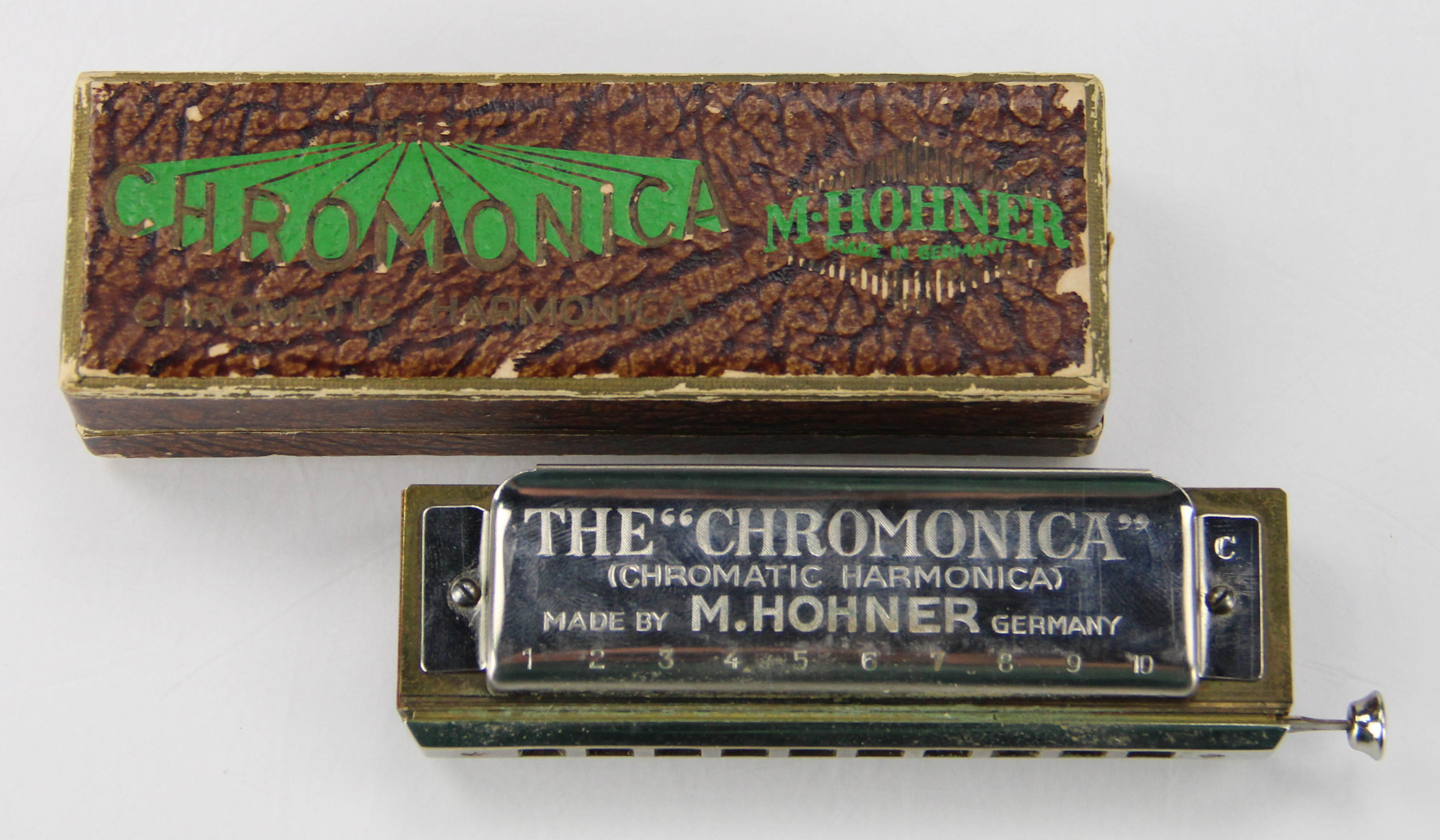 Hohner Harmonicas and Folding Opera Glasses with Compass