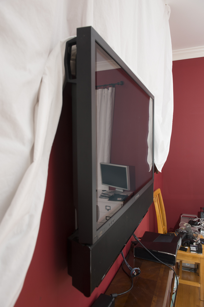 Panasonic Television And Yamaha Soundbar