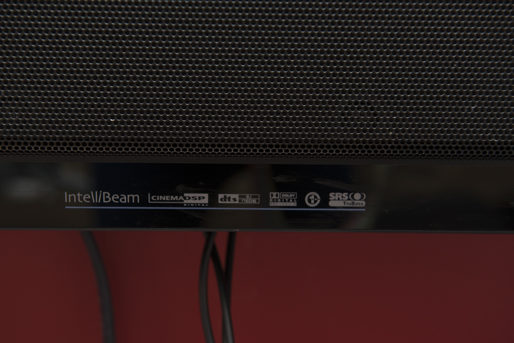 Panasonic Television And Yamaha Soundbar