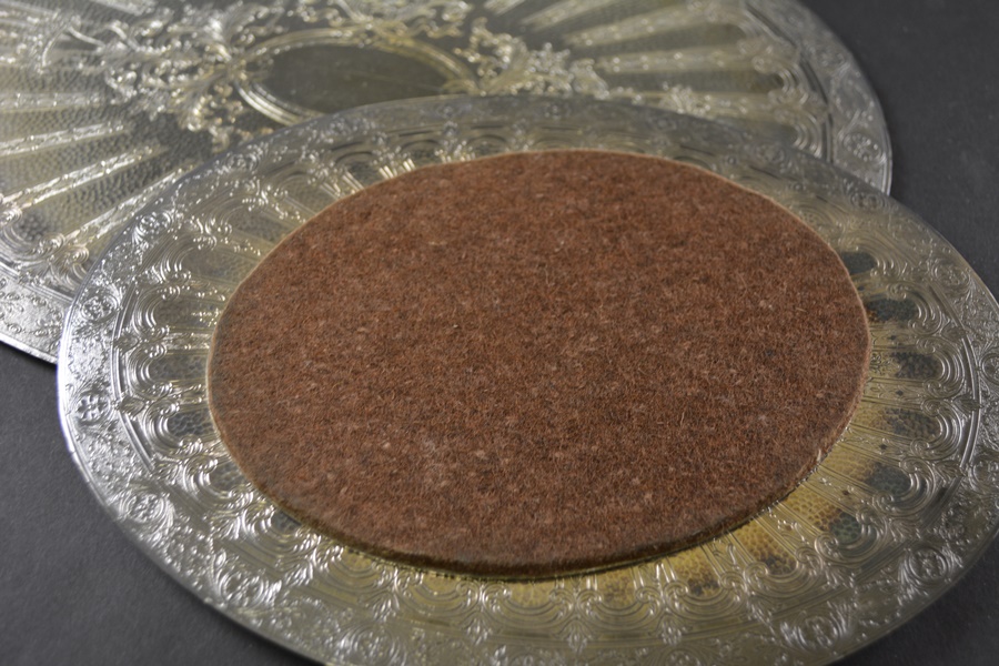 Silver Plated Trumpet Vases Center PIece, Trivets and Silent Butler