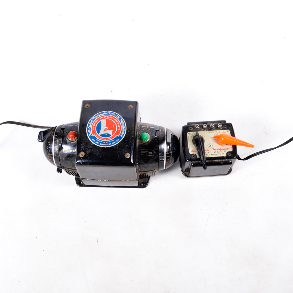 Two Vintage Lionel Train Transformers