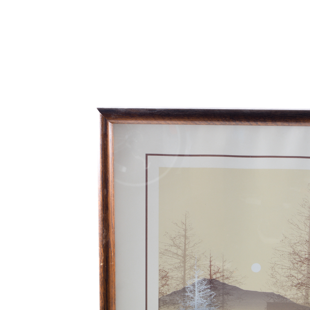 "Serenity" Signed, Numbered James Hagen Framed Serigraph